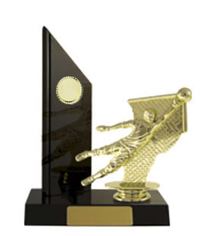Timber Buildup Football Goalkeeper Geelong's Allsport Trophies