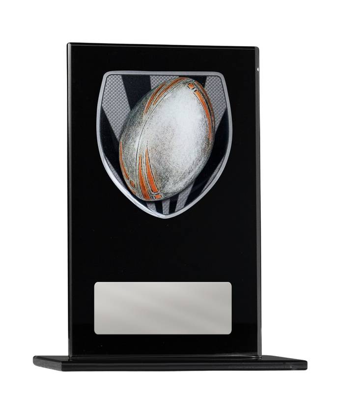 Rugby Glass Trophy 200mm