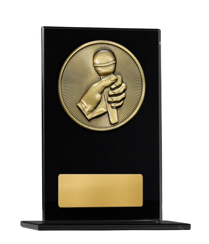 Debate/Public Speaking Glass Trophy 200mm