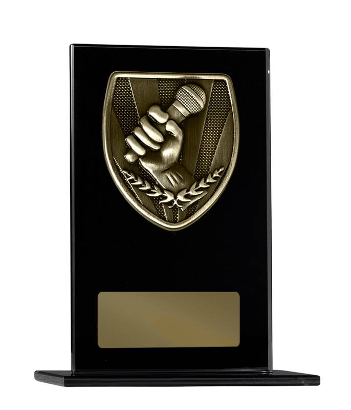 Debate/Public Speaking Glass Trophy 200mm
