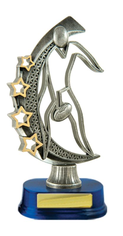Male Aussie Rules on Base Trophy 180mm