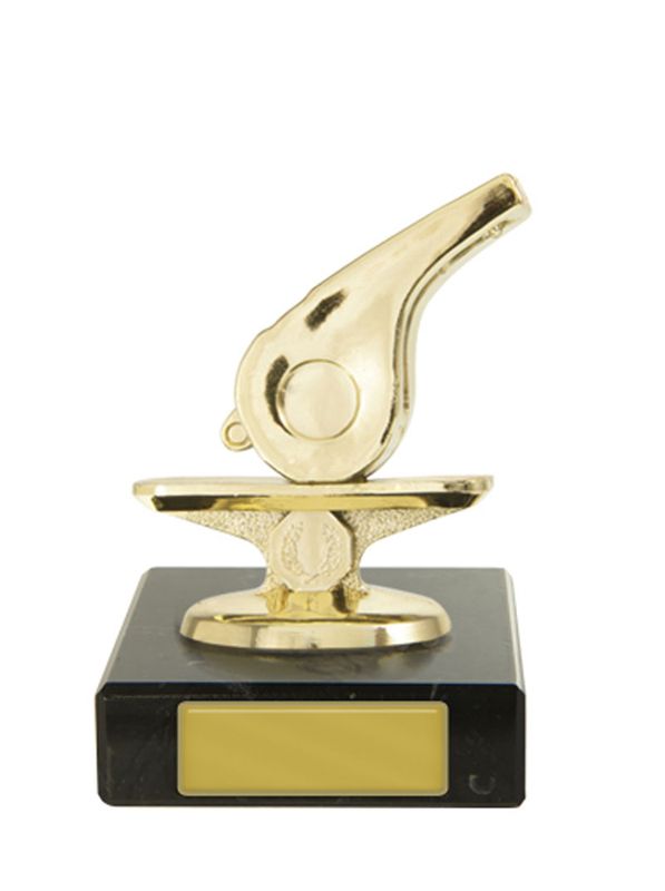 Whistle on Base Soccer Trophy 80mm