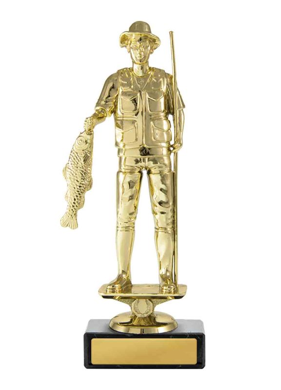 Fisherman on Base Fishing Trophy 170mm