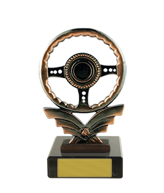 Steering Wheel on Base Motorsports Trophy 145mm