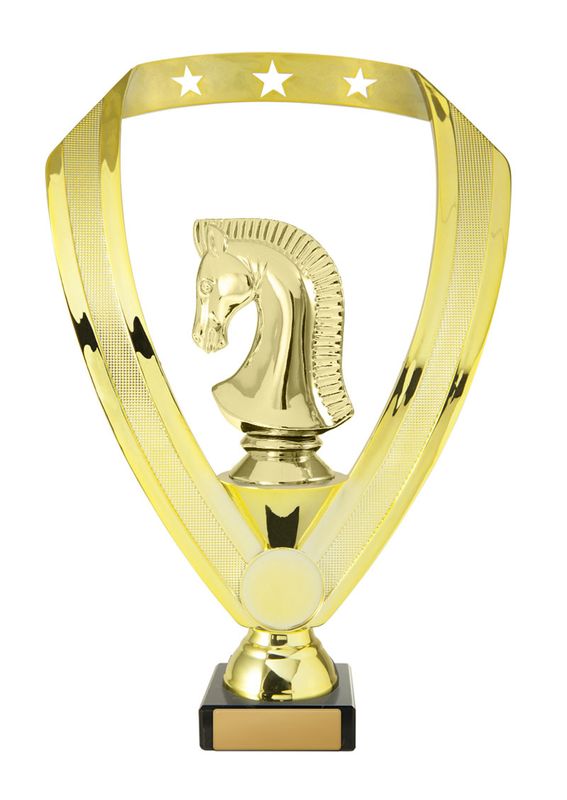 Chess Knight on Base Schools Trophy 240mm