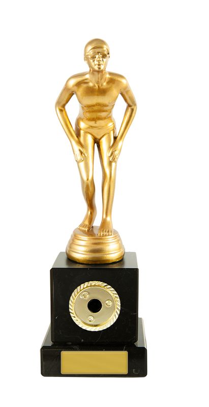 Figure Column Swimming Trophy 205mm