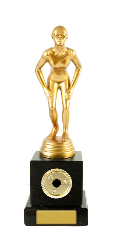 Figure Column Swimming Trophy 205mm