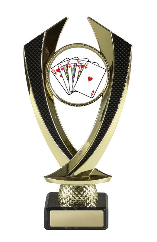 Poker on Base Trophy 185mm