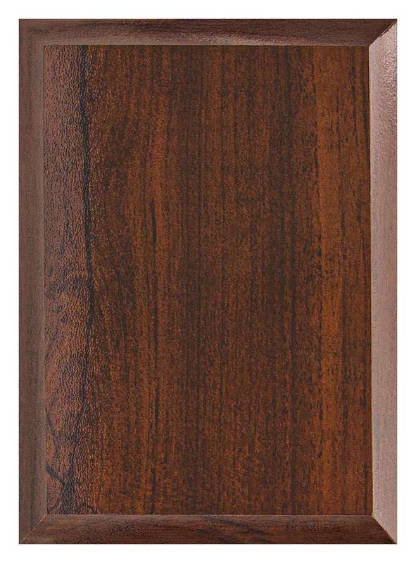 Value Plaque Walnut