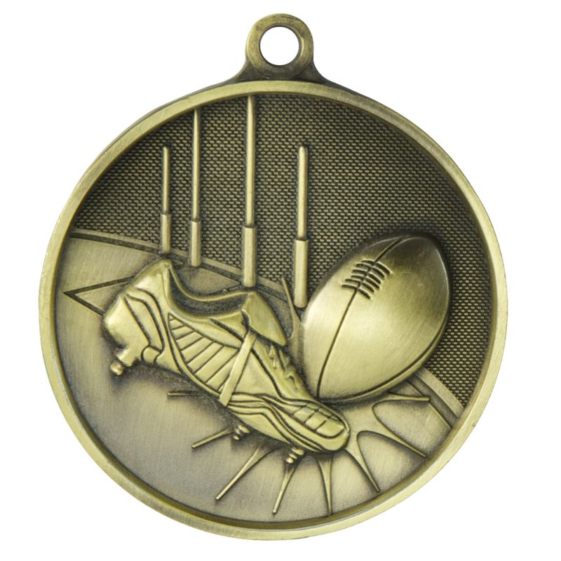 Aussie Rules Bronze Medal 70mm