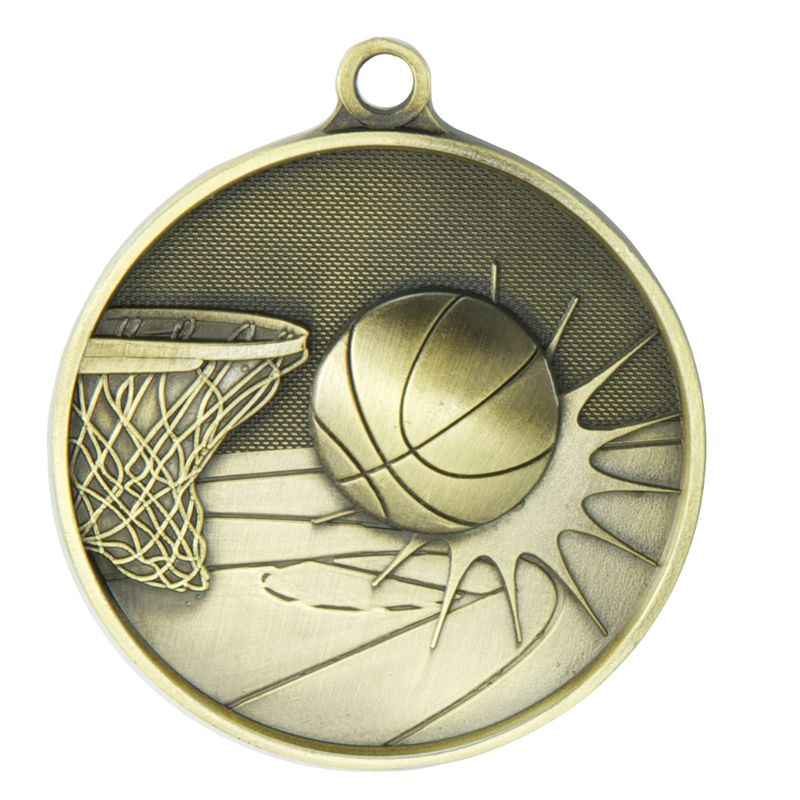 Basketball Bronze Medal 70mm