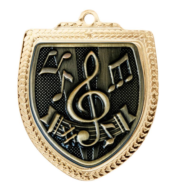 Shield Music Schools Gold Medal 80mm