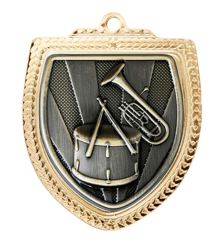 Shield Band Schools Gold Medal 80mm
