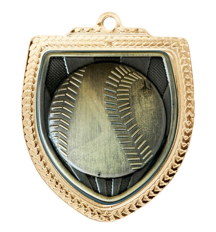 Shield Baseball Softball Gold Medal 80mm