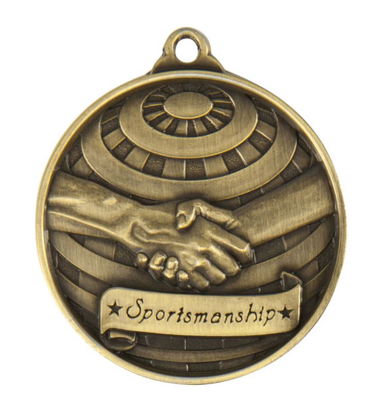 Sportsmanship Schools Bronze Medal 50mm