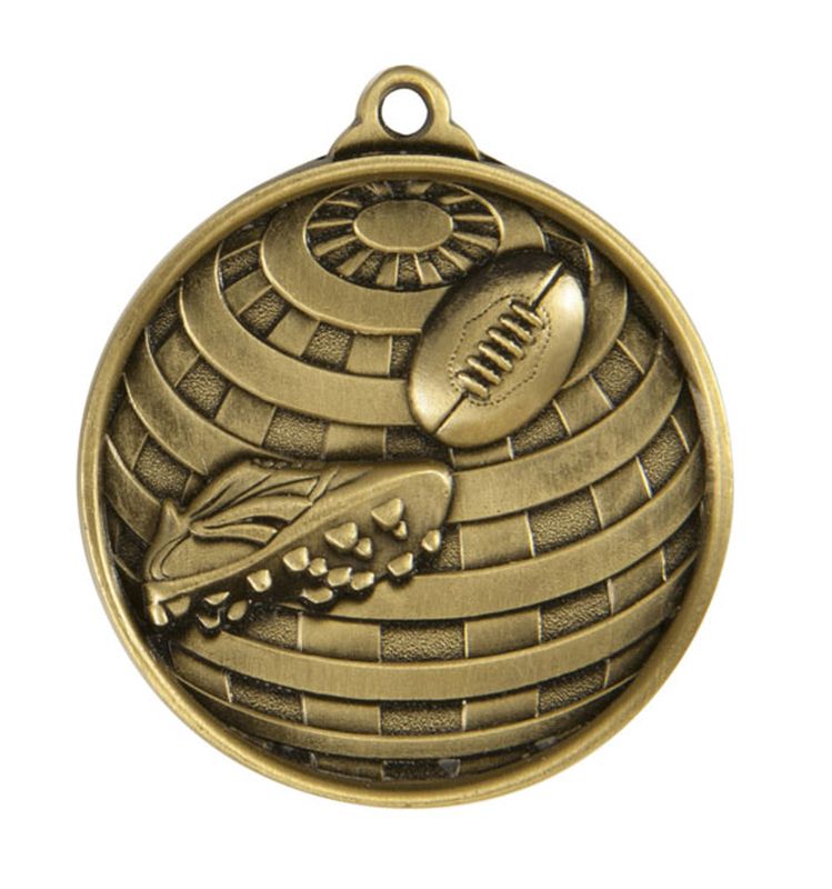 Aussie Rules Bronze Medal 50mm