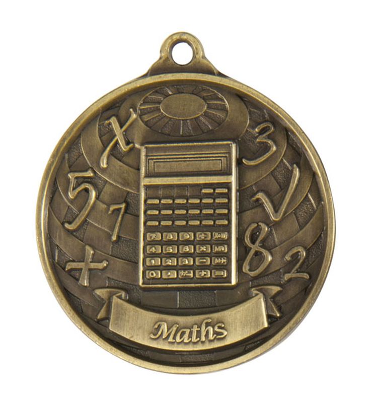 Maths Schools Bronze Medal 50mm