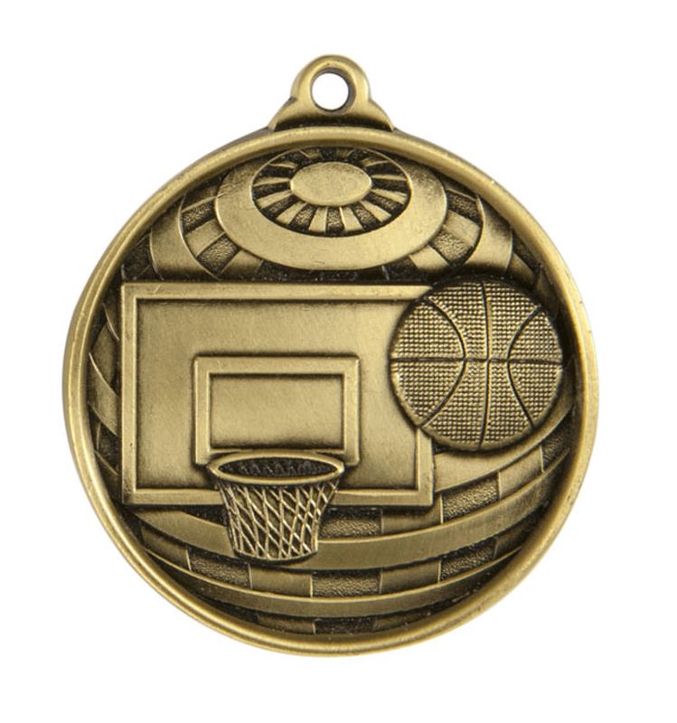 Basketball Bronze Medal 50mm