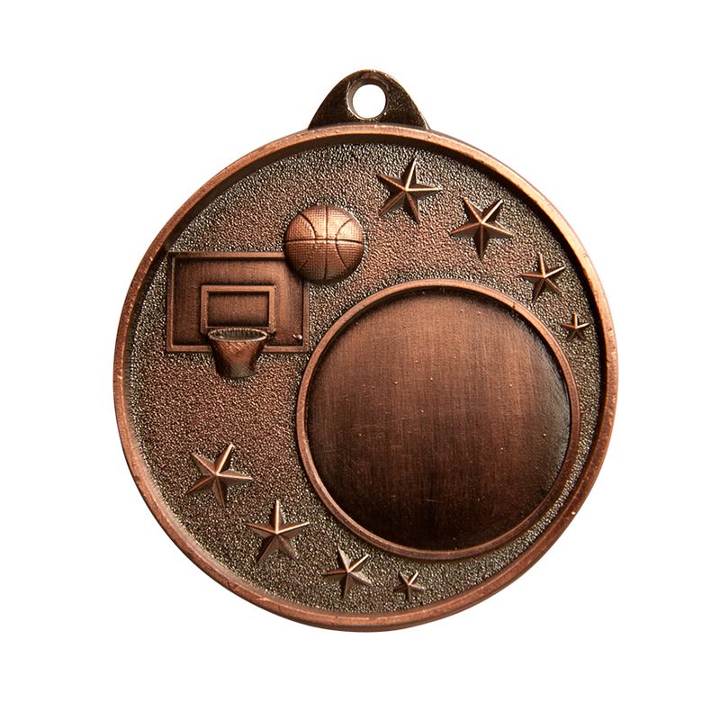Basketball Bronze Medal 50mm