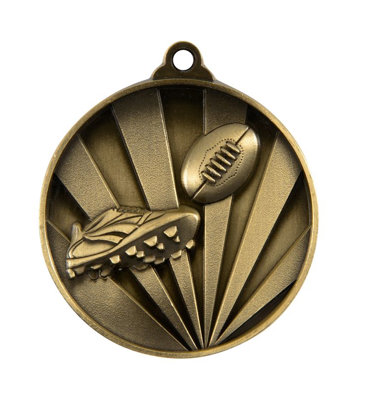 Aussie Rules Bronze Medal 50mm