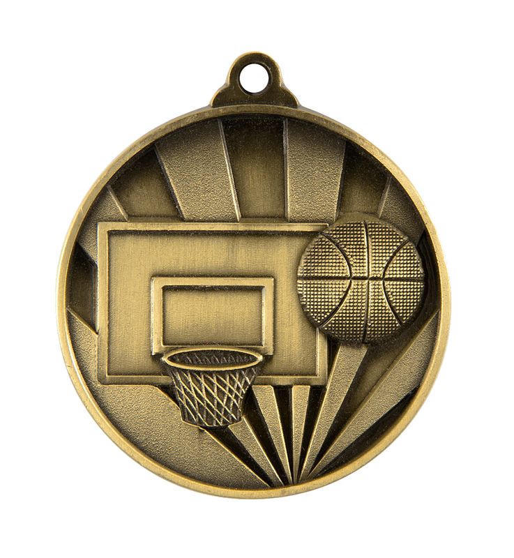 Basketball Bronze Medal 50mm