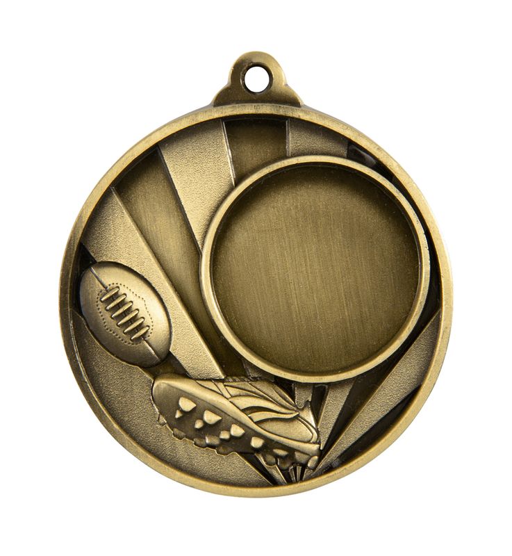 AR+25mm Aussie Rules Bronze Medal 50mm