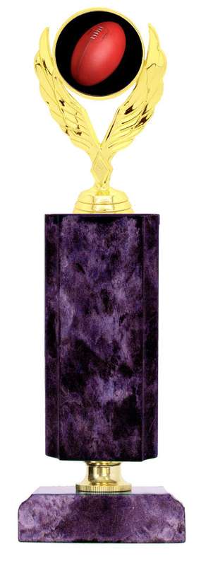 Purple Marble Trophy