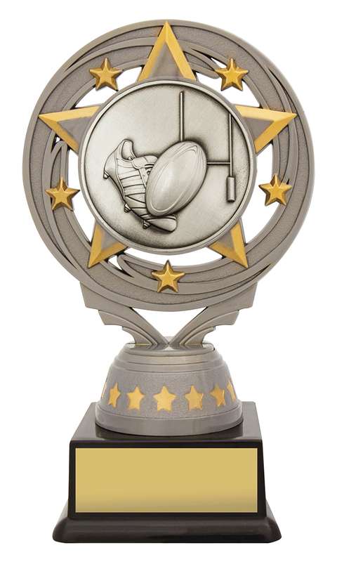 Silver Rugby Torch