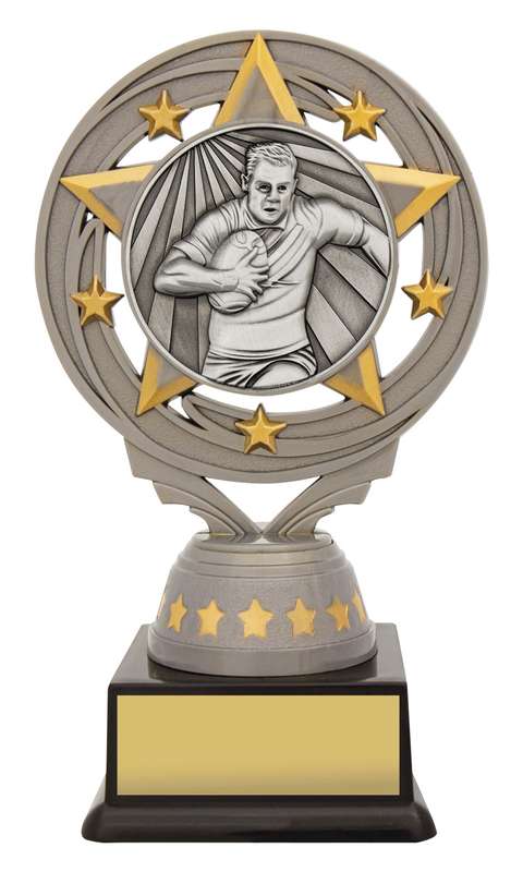 Silver Male Rugby Torch