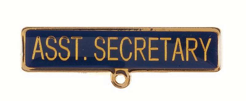 Assistant Secretary Name Bar W/- Loop – Use Il22g