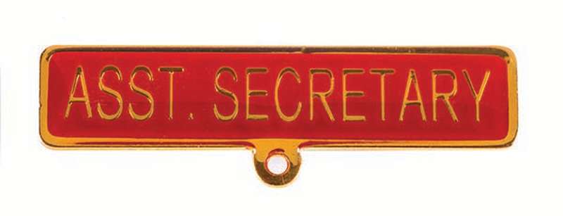 Assistant Secretary Name Bar W/- Loop – Use Il22g