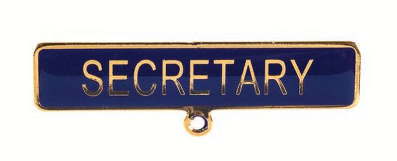 Secretary Name Bar W/- Loop – Use Il22g