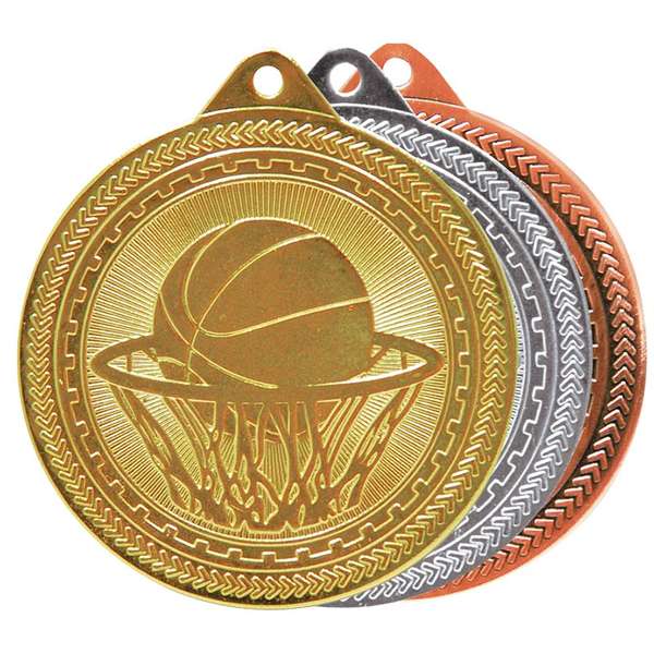 Basketball Sculptured Medal