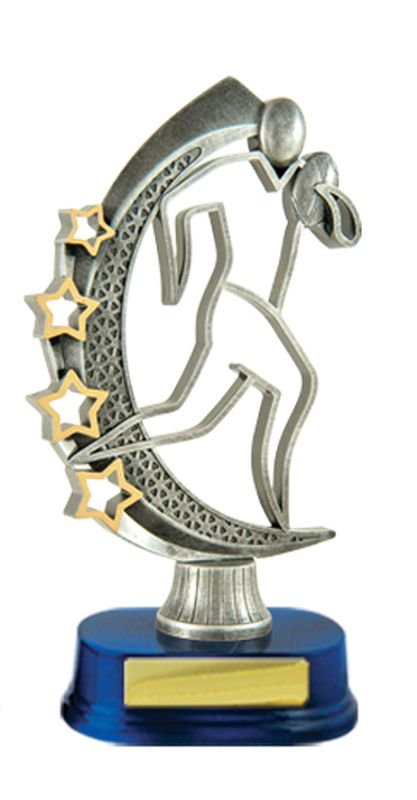 Male Rugby on Base Trophy 180mm