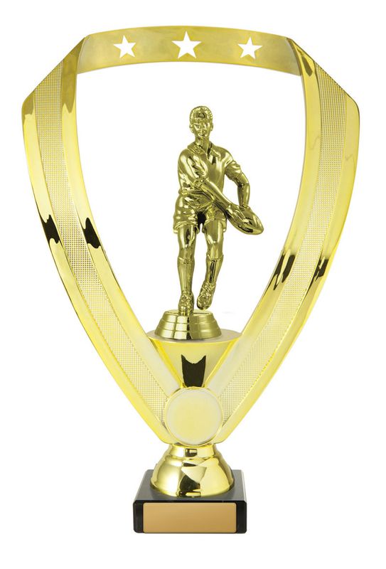 Male Rugby on Base Trophy 240mm
